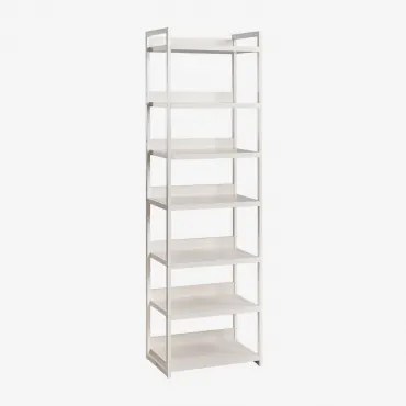 Velunis Metalen Rek 60x200 Cm Gardenia Wit - Sklum