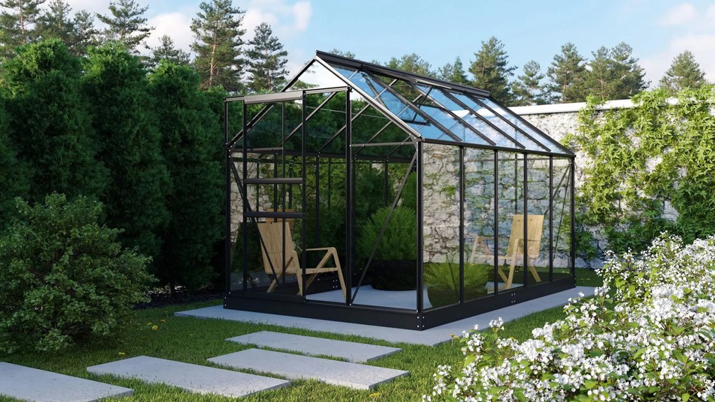 Vitavia Planet serre - 6,2m² - Zwart