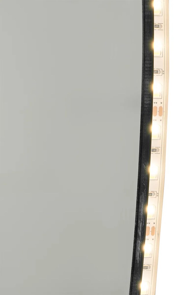 Badkamerspiegel 80 cm incl. LED 3-staps dimbaar met touch - Biba