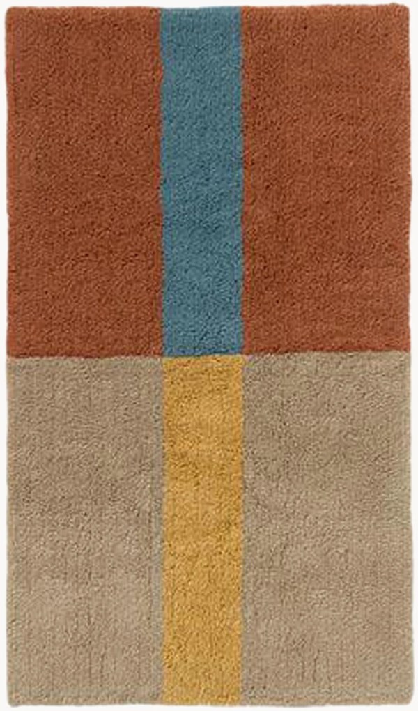 Wasbaar wollen vloerkleed Chroma Stripes
