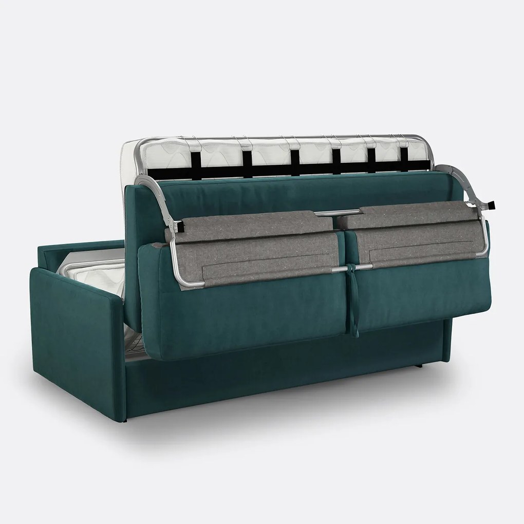 Slaapbank fluweel, HR premium schuim, Marta
