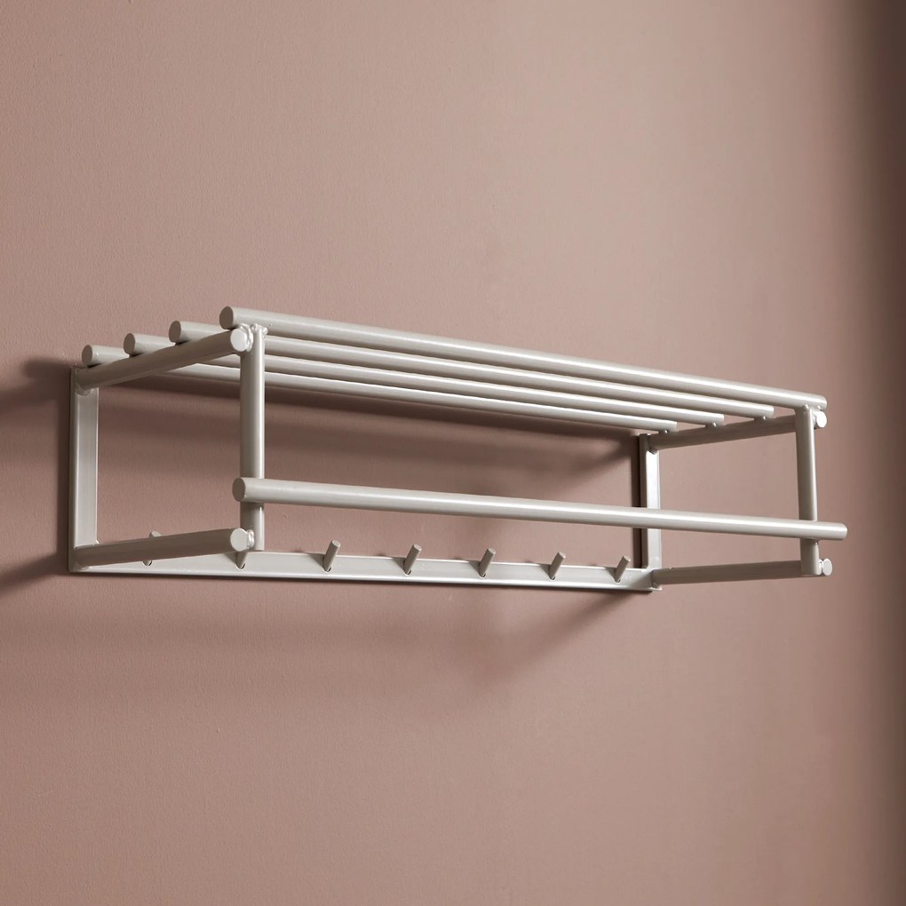 Beige Kapstok Met Hoedenplank