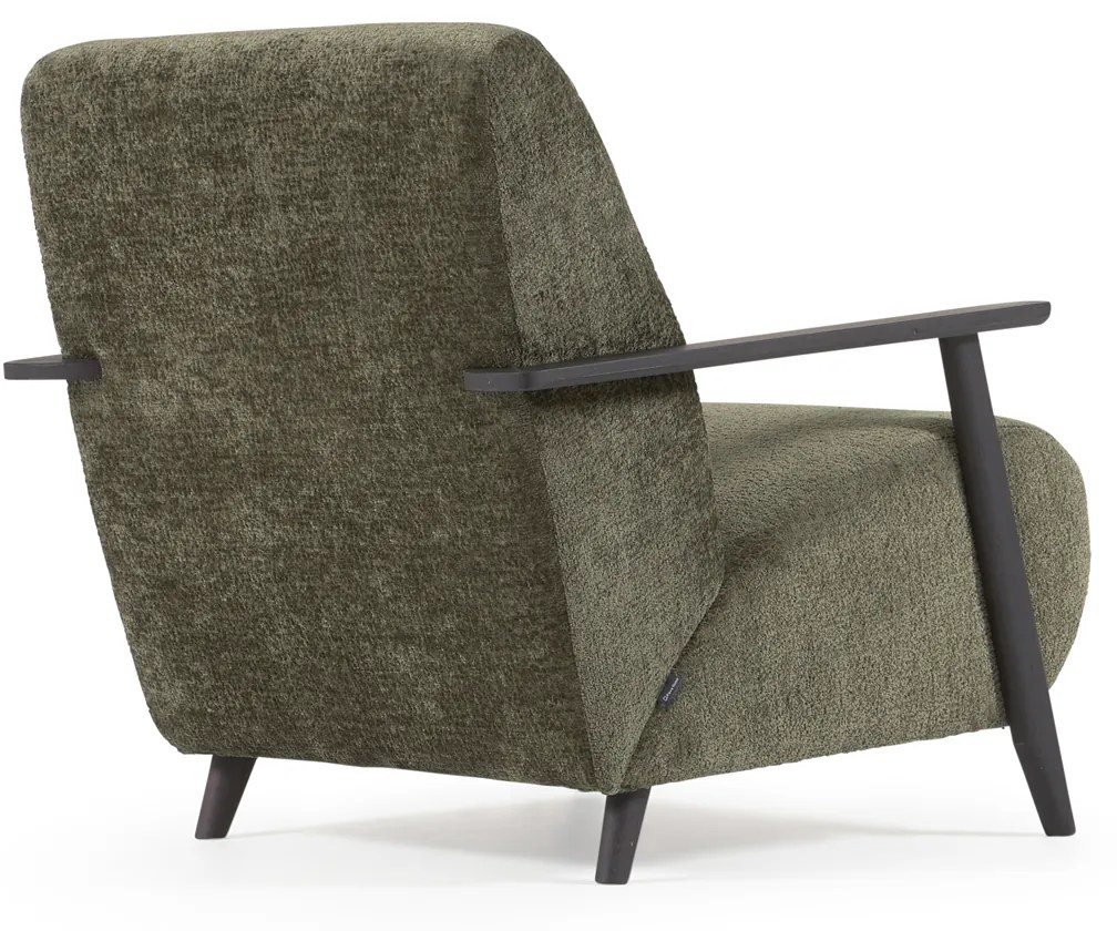 Kave Home Meghan Retro Fauteuil Groen Chenille