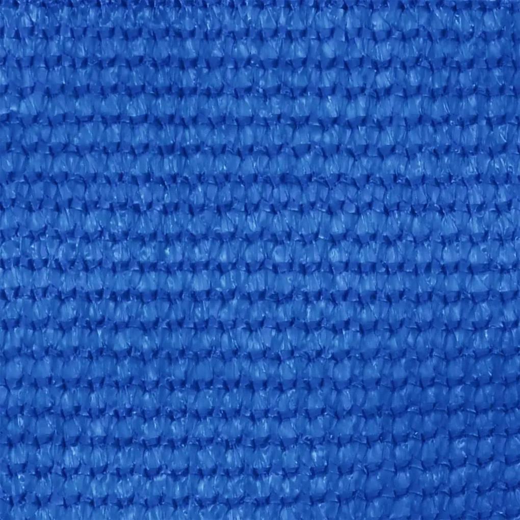 vidaXL Balkonscherm 90x600 cm HDPE blauw