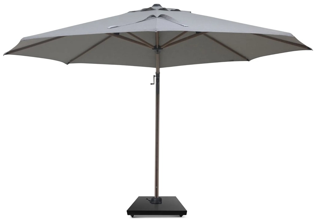 Zweefparasol  3.5m S2 Excellent (excl. voet) Transparant Camello Luna