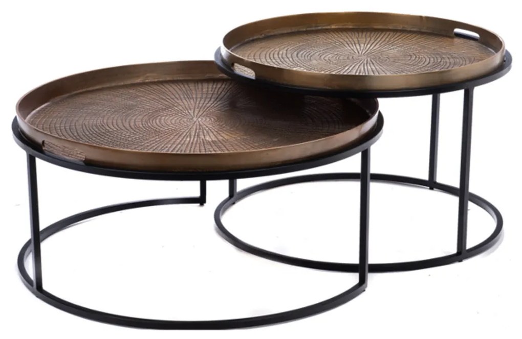 Starfurn Julie Aluminium Salontafel Set Koper