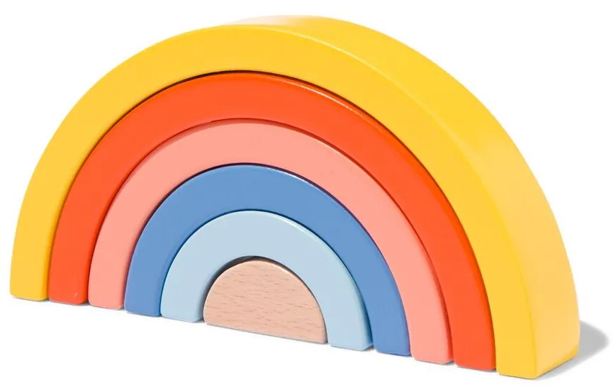 HEMA Regenboog Hout 18.5x3.3x9.5