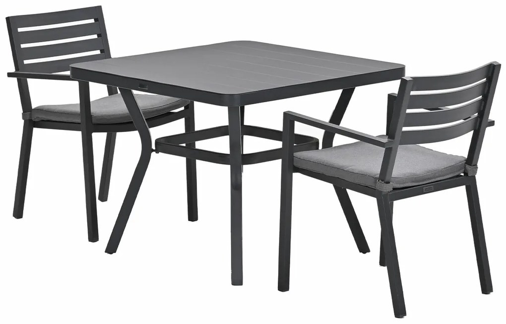 Garden Impressions Amarillo bistro tuinset 3-delig - Mina tuintafel 90x90 cm