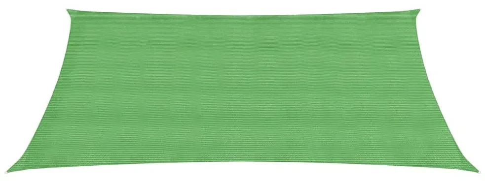 vidaXL Zonnezeil 160 g/m² 2,5x3,5 m HDPE lichtgroen