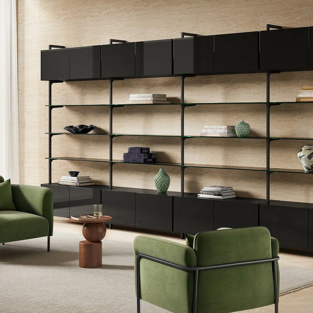 Kast B110 x D42 cm, gelakt MDF, Archivita XL