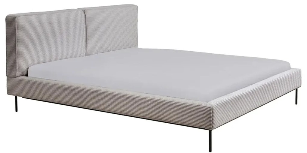 Kare Design East Side 2-persoons Bedframe Grijze Stof 160 Cm