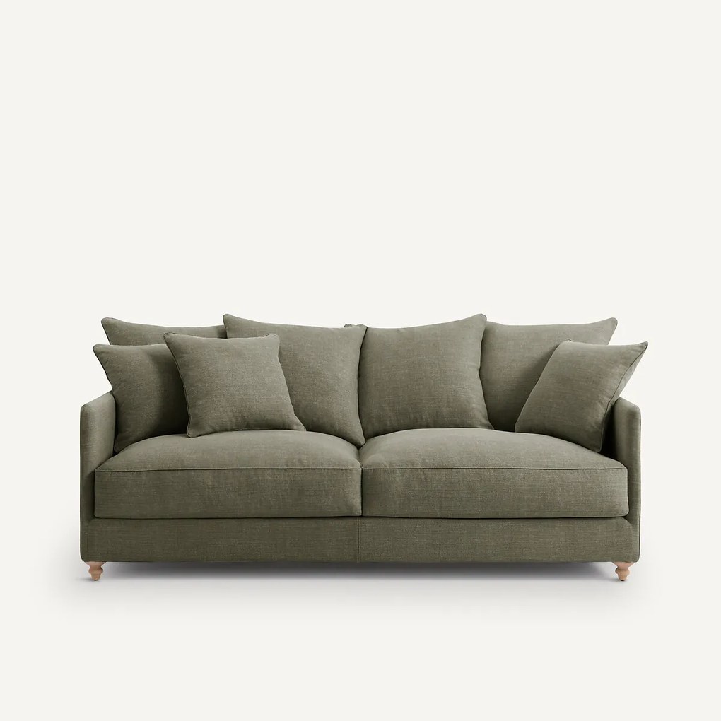 3-zits bank, omvormbaar, in katoen en linnen, Lazare