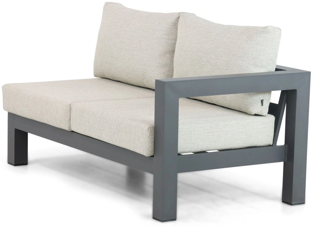 Hoek loungeset 5 personen Aluminium Grijs  Lifestyle Garden Furniture Luca