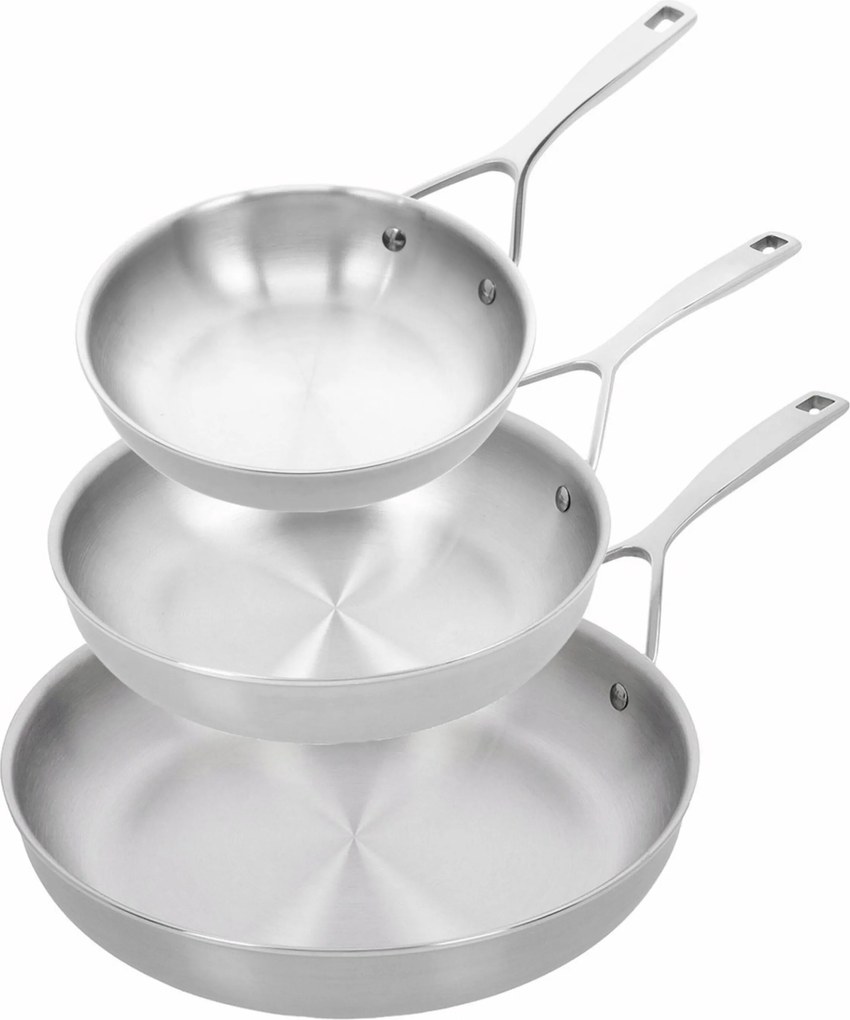 Demeyere Essential 5 Koekenpannenset RVS, 20, 24 en 28 cm - Essential 5 - Demeyere