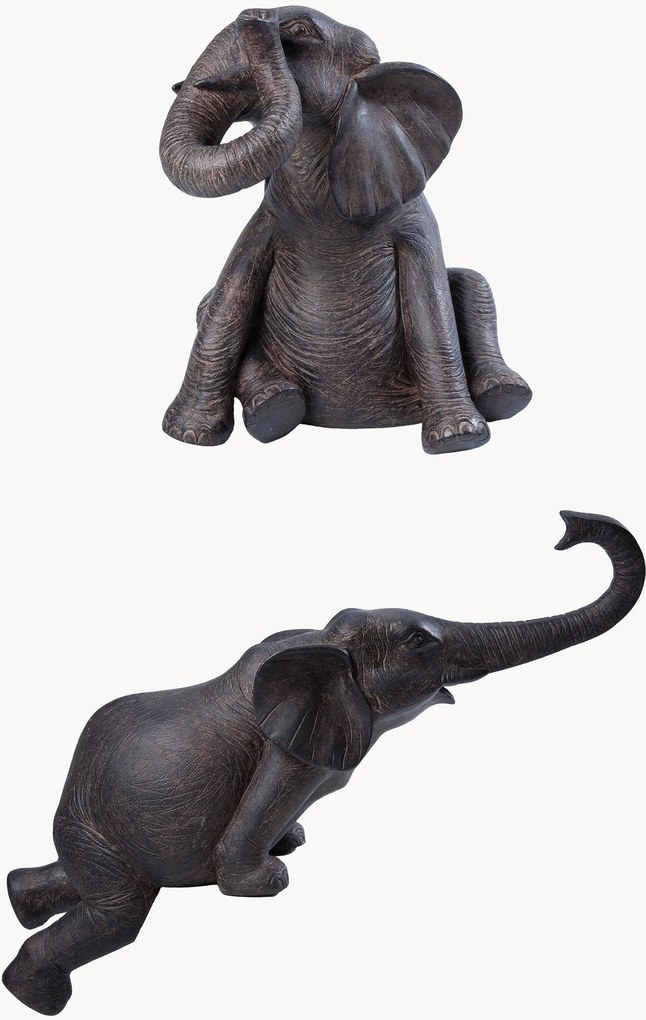Decoratieve objecten Elefant Zirkus, 2-delig