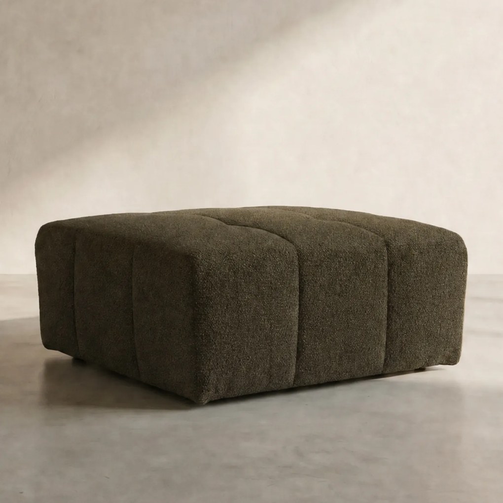 PEPP Interiors Wave Hocker Met Stiksels Groen