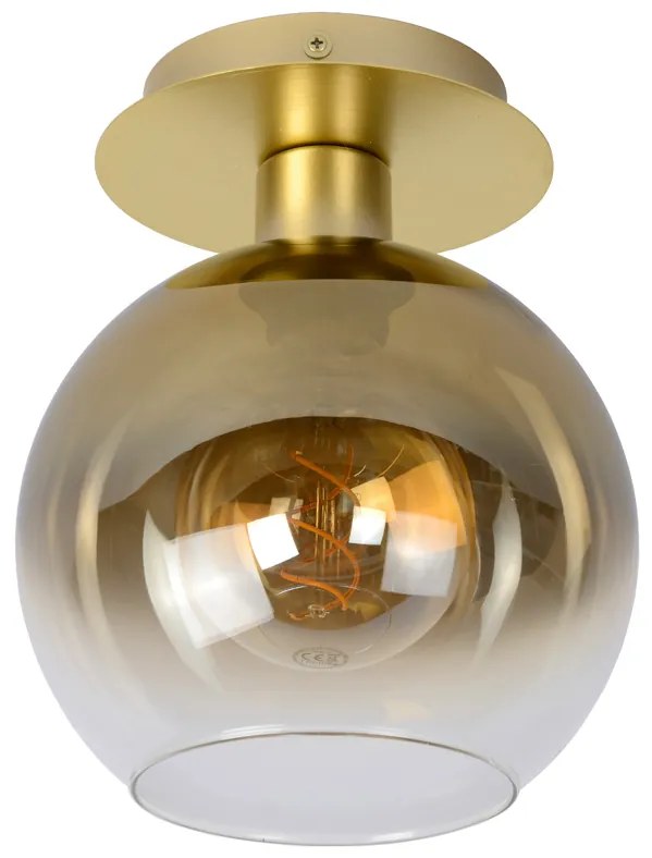 Lucide Marius plafondlamp 20cm 1x E27 goud mat