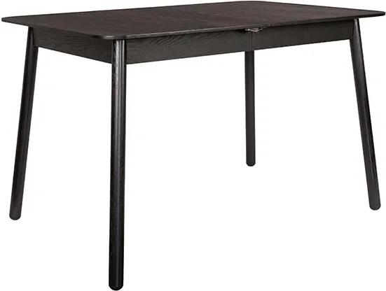Uitschuifbare tafel Glimps zwart 120/162 x 80 cm