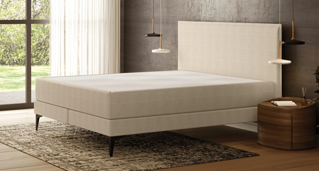 Emma Signature Boxspring Bed 180x210 - Beige