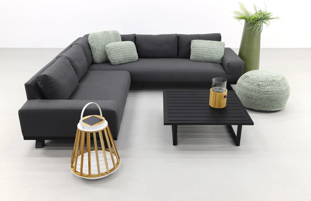 Barcelona/Cuba Sunbrella loungeset - Sooty - 3-delig OP=OP