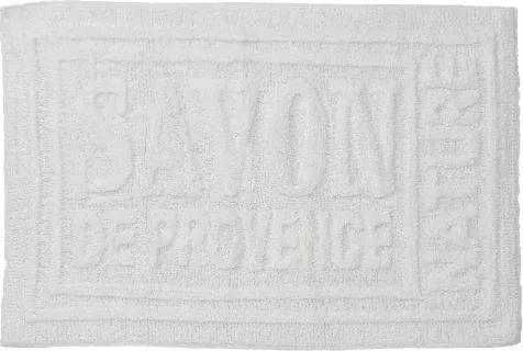 Badmat Antislip Sealskin Savon De Provence Katoen Wit 60x90cm