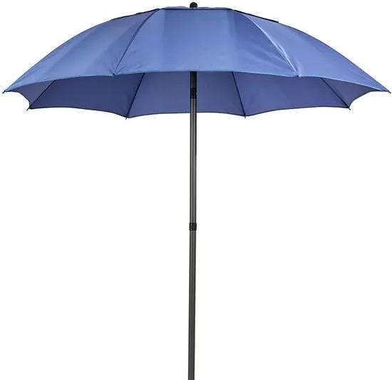 YORK Parasol blauw H 200 cm; Ø 200 cm