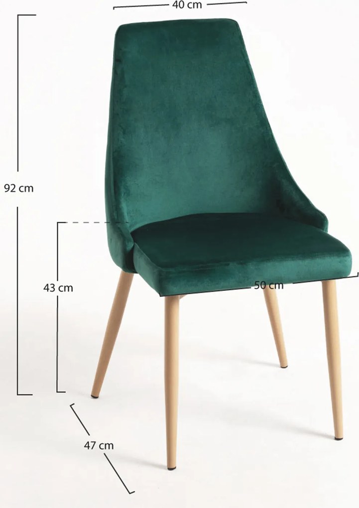 Set 4 Stoik Wood Stoelen