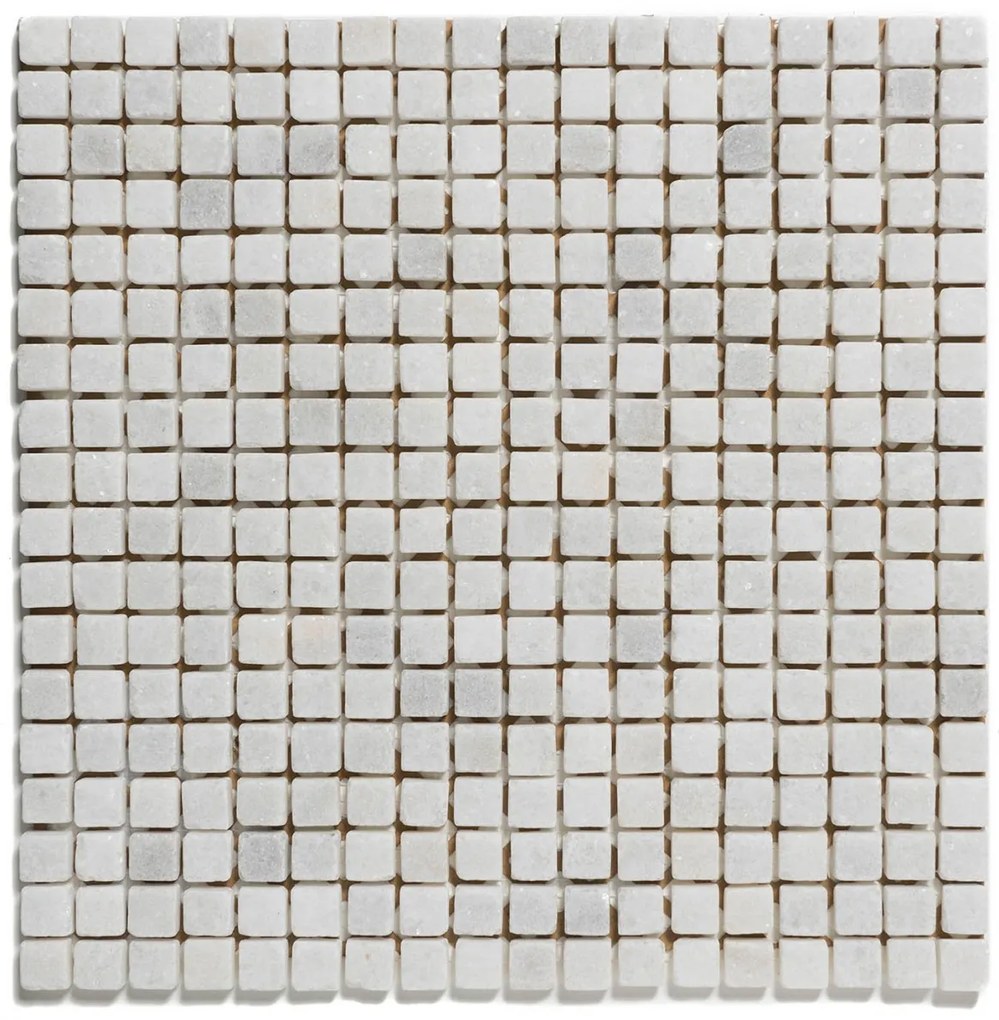 The Mosaic Factory Natural Stone vierkante mozaïek tegels 30x30 cararra anticato