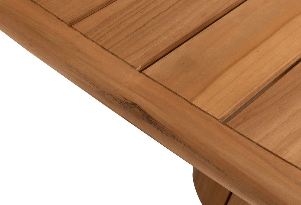 Taste by 4 Seasons Capri teak tuintafel met barrelvormig blad 240 x 110 cm SALE Tuintafel houtkleur weerbestendig