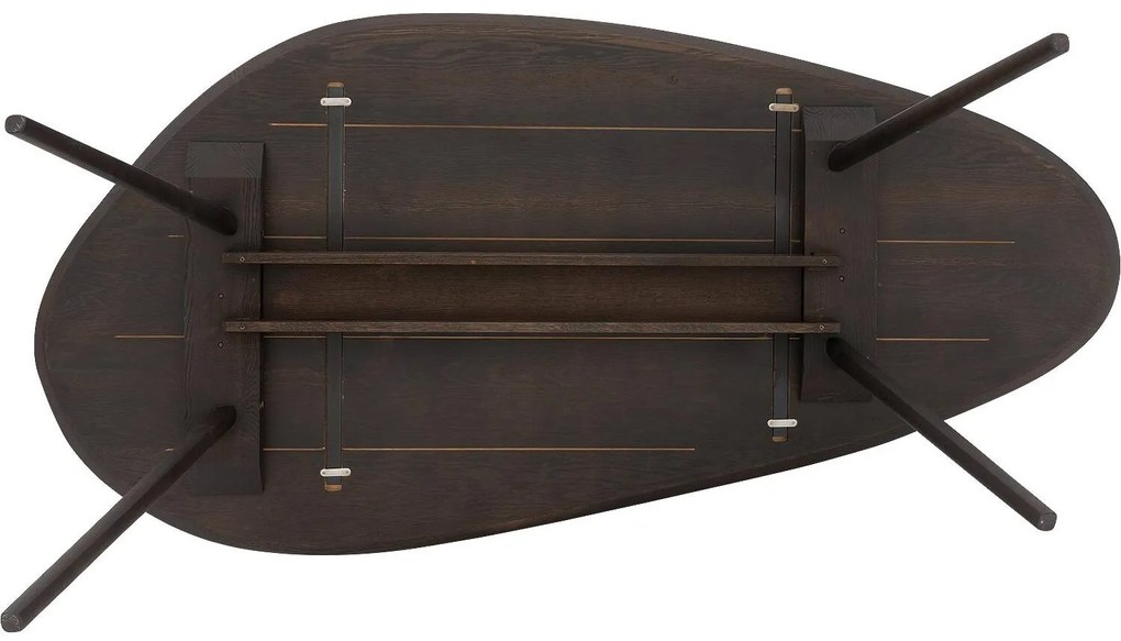 Goossens Eettafel Ferry, Organisch 260 x 120 cm