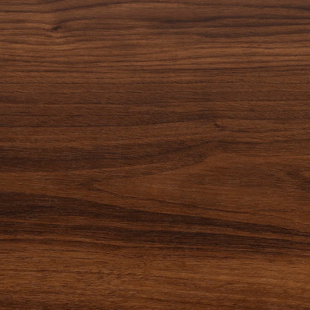 Walnoot Tv-meubel Met Strepen - 110x40x50cm.