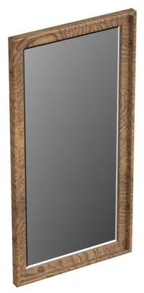 Forzalaqua Reno 2.0 spiegel 40x80cm Rechthoek zonder verlichting met frame Massief Eiken Castle Brown 8070885