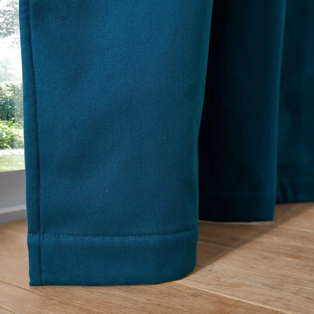 Thermogordijn, fleece, gerimpelde bies en golf, Panason
