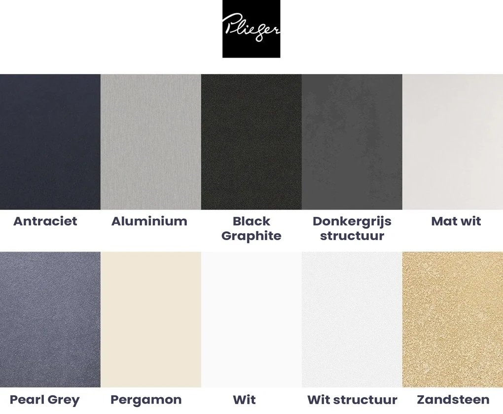 Plieger Palermo designradiator horizontaal 1111x500mm 519W zwart grafiet (black graphite)