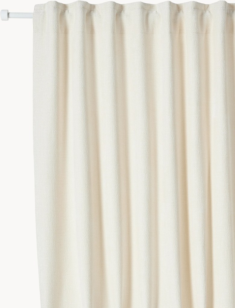 Dim-out gordijnen Lasha, 2-delig, B 135 cm