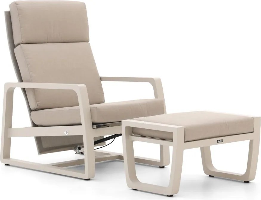 Lounge tuinstoel | Manifesto  Rubbiano | Textileen | Taupe | Kees Smit Tuinmeubelen