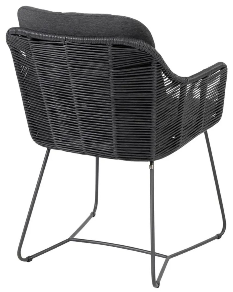 Belmond antraciet/Privada 240x107 - Ovale tuinset - 7-delig