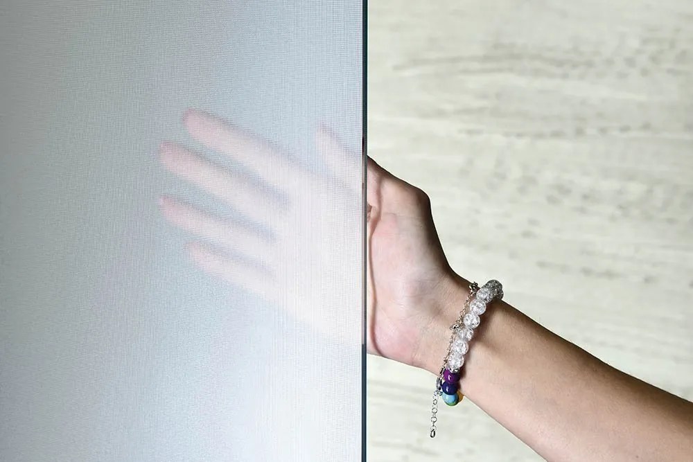 Aqualine Pilot inloopdouche opaalglas 80x190cm chroom