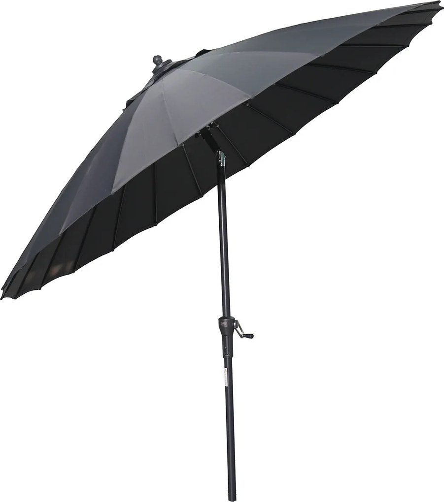 Garden Impressions Parasol Manilla Ø250 cm - donker grijs
