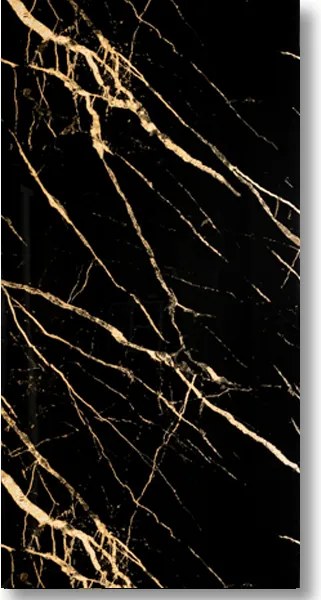 PVC Marmer Paneel Black Gold Glans 260x122x0,3cm