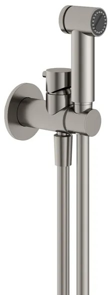 Hotbath Mate Handdoucheset doucheslang 100cm handdouchehouder mengkraan Geborsteld nikkel KHDS3EXTGN
