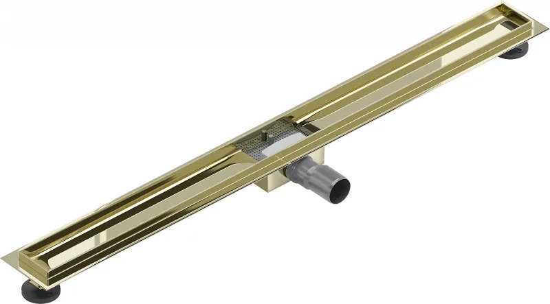 Mexen Flat lichaam voor lijnafvoer 100 cm, goud - 1515100