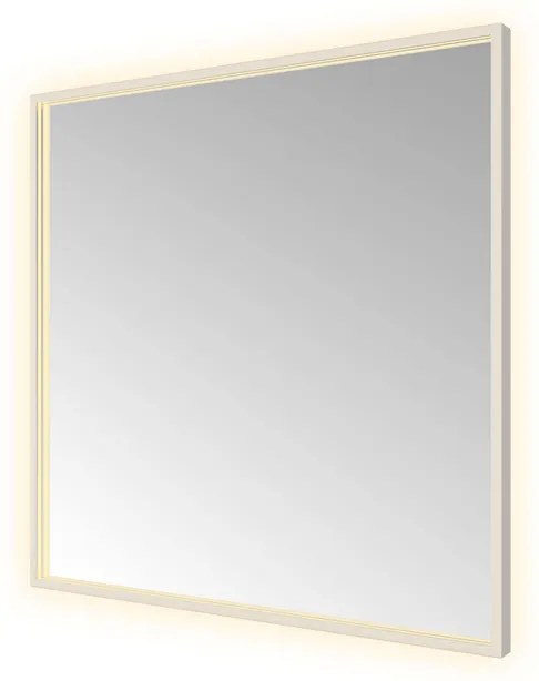 Hotbath &MORE Spiegel direct en indirect LED color changing spiegelverwarming met afstandsbediening RVS 316 SQU80IX