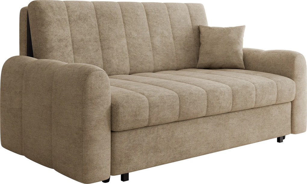 Slaapbank Columbus 265, Aanwezig, 85x188x98cm, 85 kg, Poten: Metaal, Hout: Grenen
