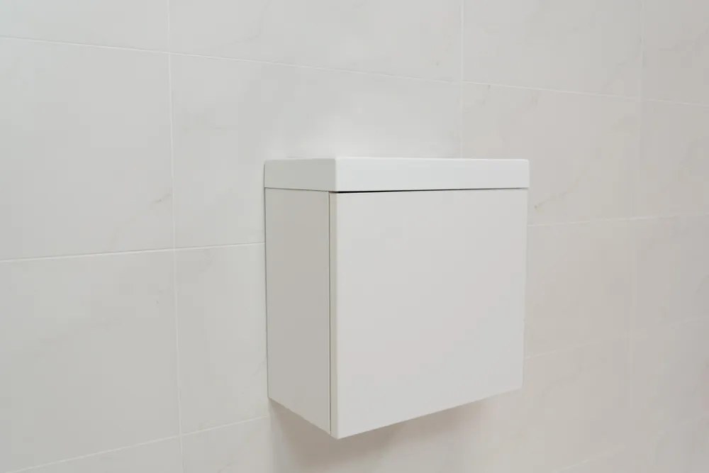 Sanigoods Minimo fontein onderkast 40cm wit mat