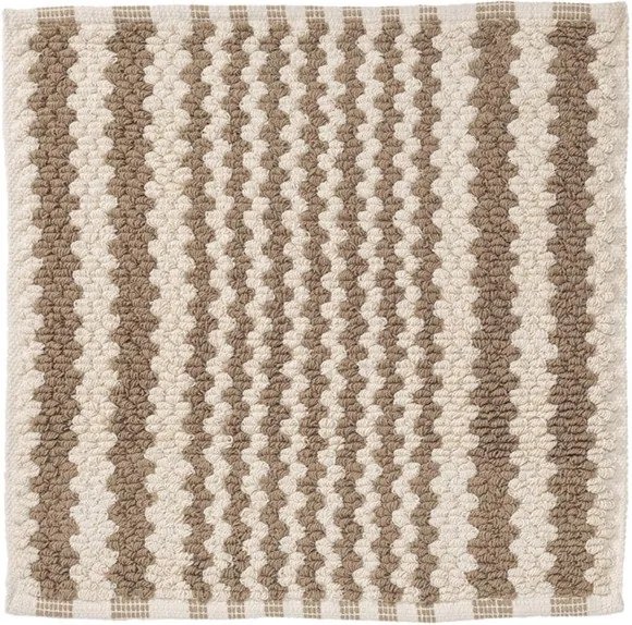 Sealskin motif bidetmat 60x60cm cotton zand 294446865