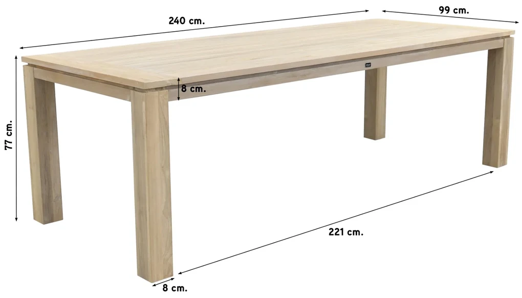 Hartman Sophie Element Xerix/Rome grey 240 cm. tuinset - 7-delig