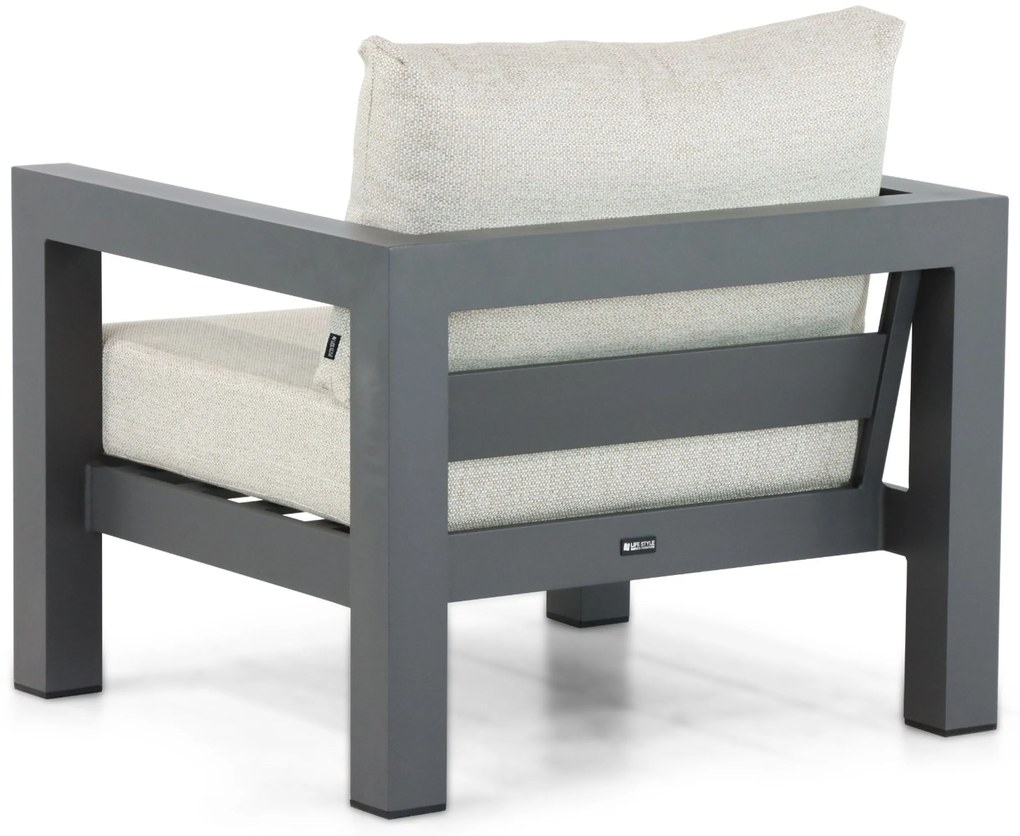 Tuinstoel Aluminium Grijs-antraciet Lifestyle Garden Furniture Luca