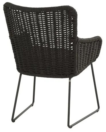 4 Seasons Outdoor Wing Dining Chair  Tuinstoel    zwart weerbestendig