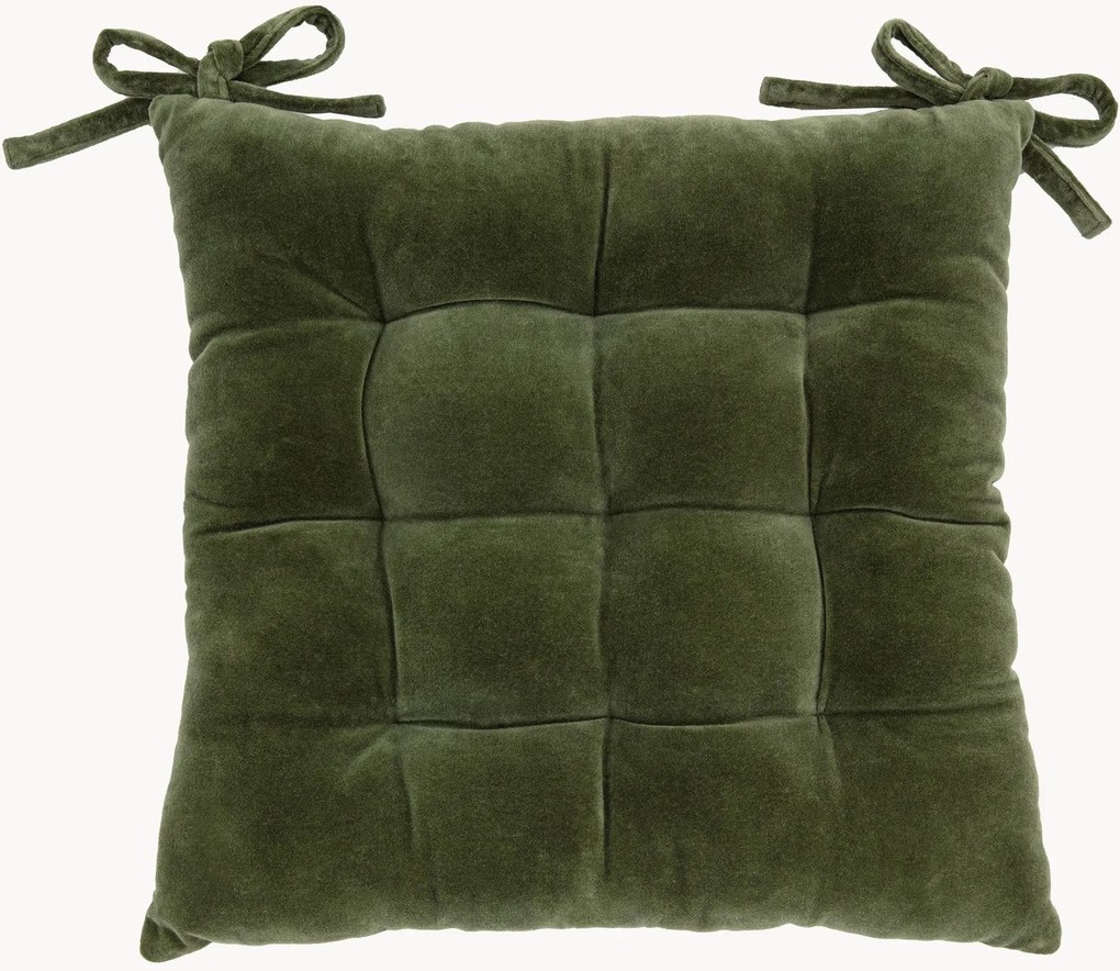 Fluwelen stoelkussen Cozy